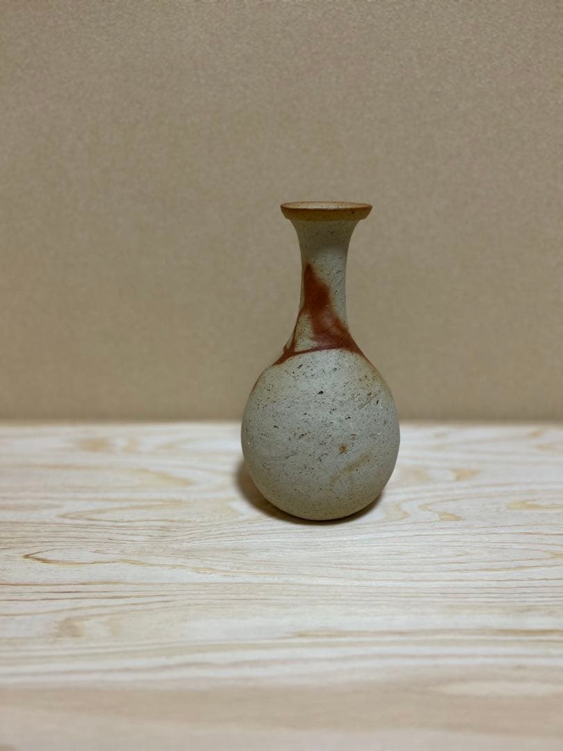 多久　守　緋襷鶴首花入