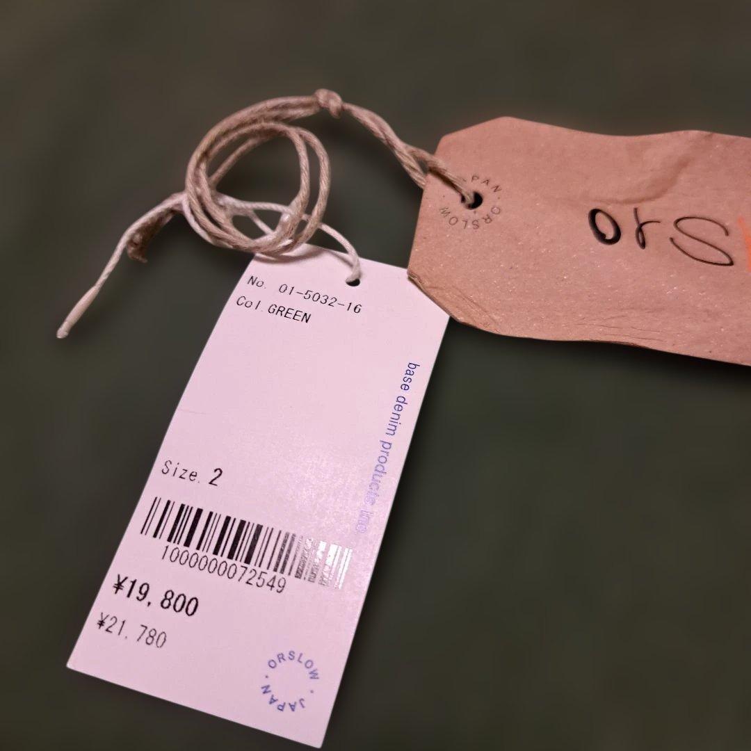 新品未使用　orslow slimfit fatigue M