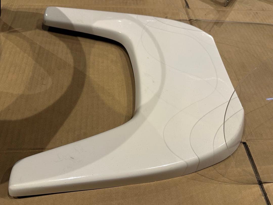 汎用ロケットカウル FRP 白ゲル ・ステー一式セット