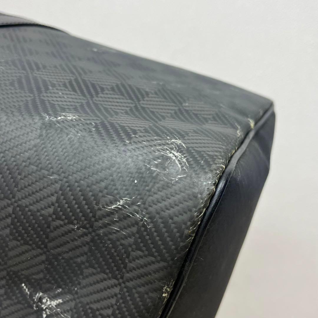 ルイヴィトン キーポル・バンドリエール45 ダミエ カーボン ボストンバッグ