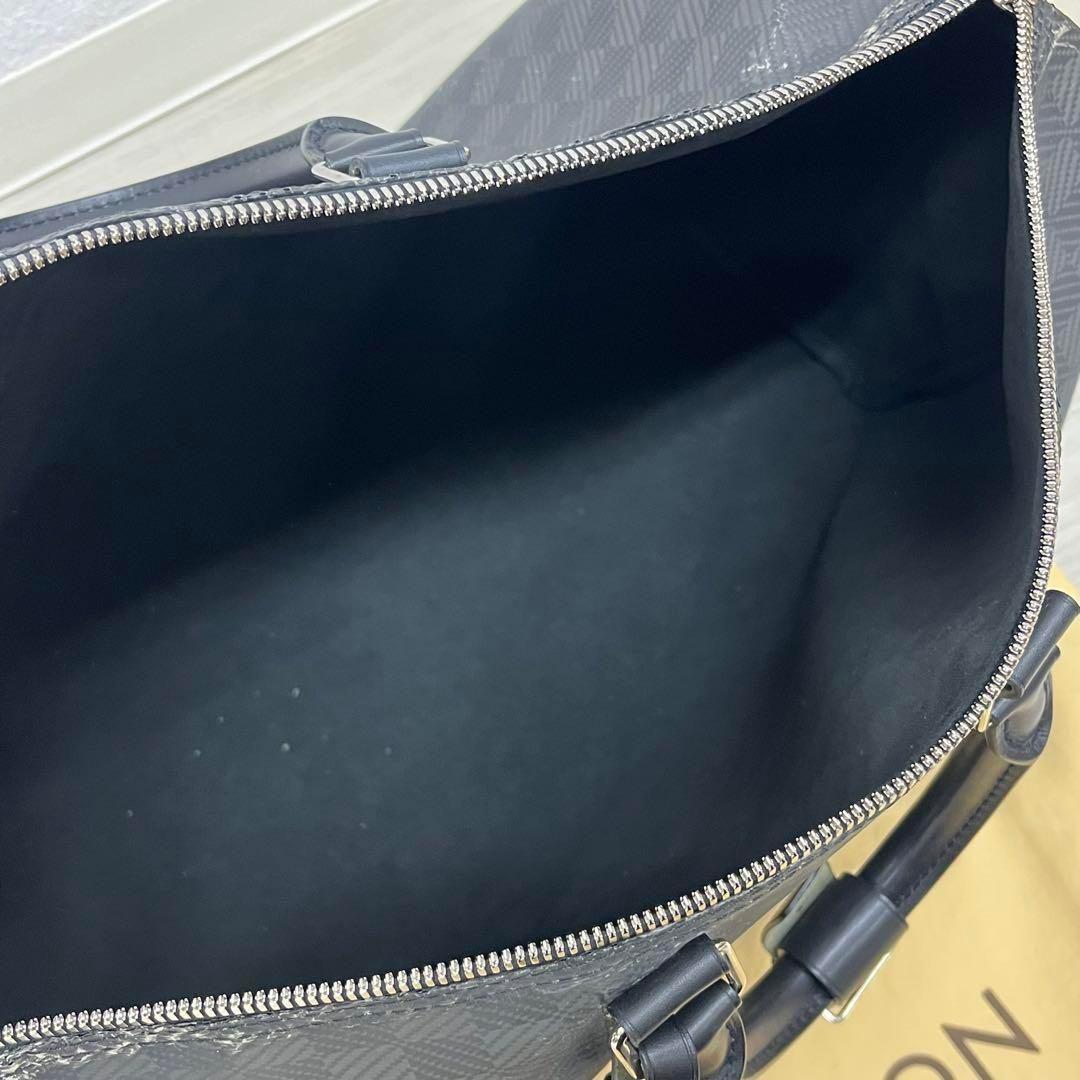 ルイヴィトン キーポル・バンドリエール45 ダミエ カーボン ボストンバッグ