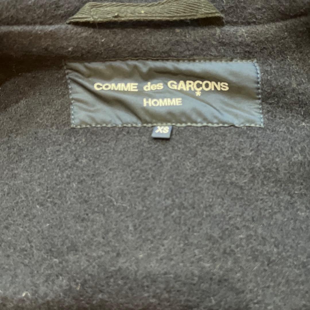 コムデギャルソンオム×グローバーオール ダッフルコート　縮絨