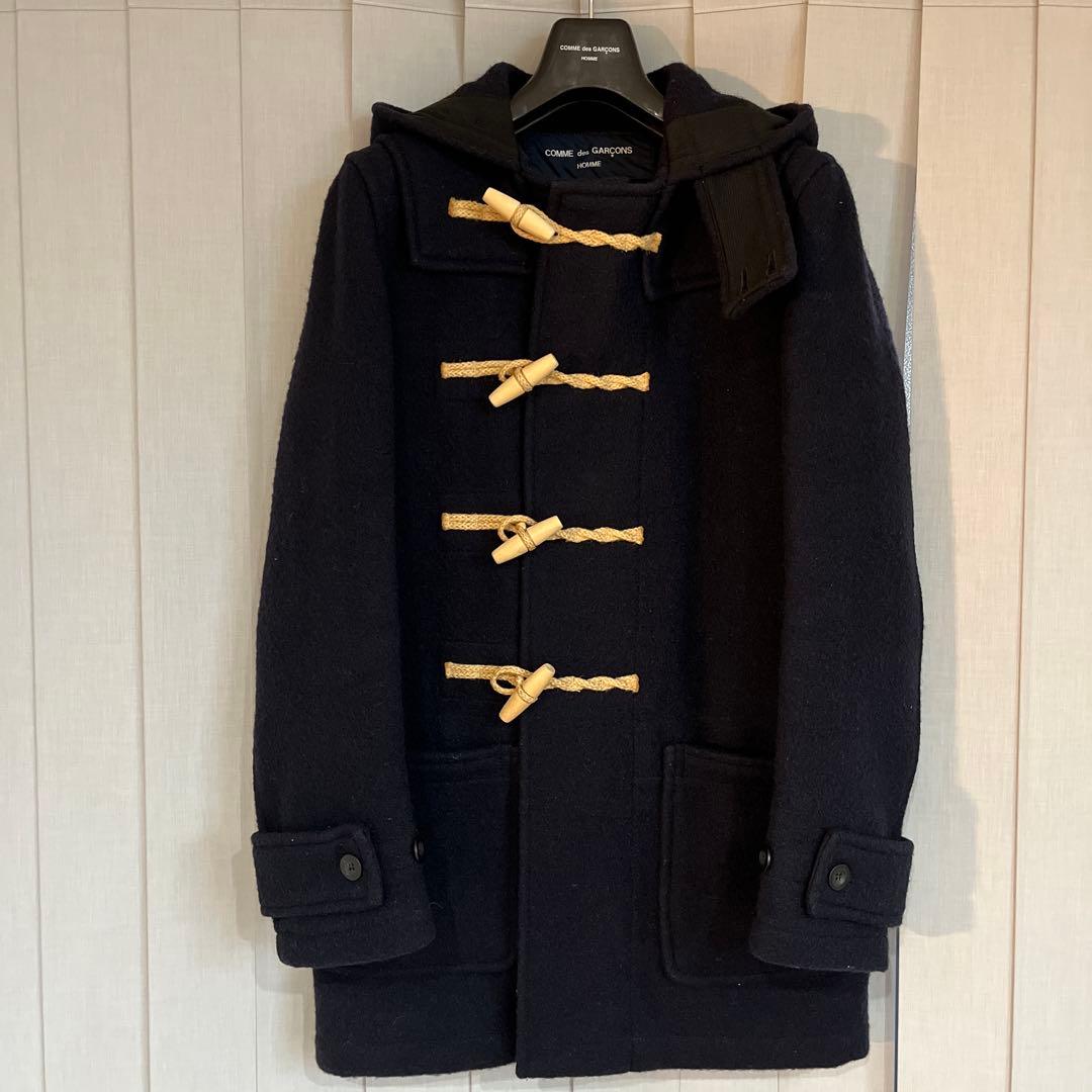 コムデギャルソンオム×グローバーオール ダッフルコート　縮絨