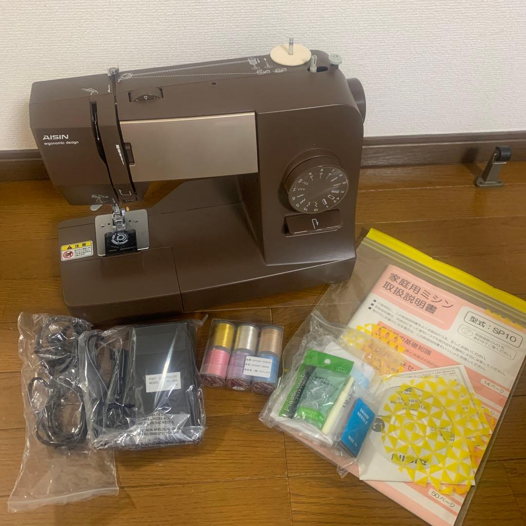 【2/10までセール】アイシン ミシン SP10型 SPD15B 【付属品有り】