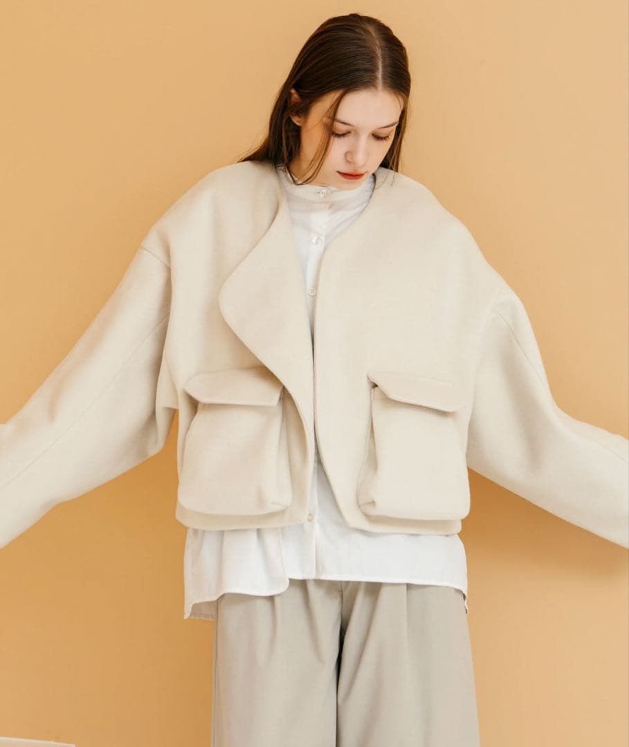 【新品未使用】REFINED POCKET DETAIL COAT