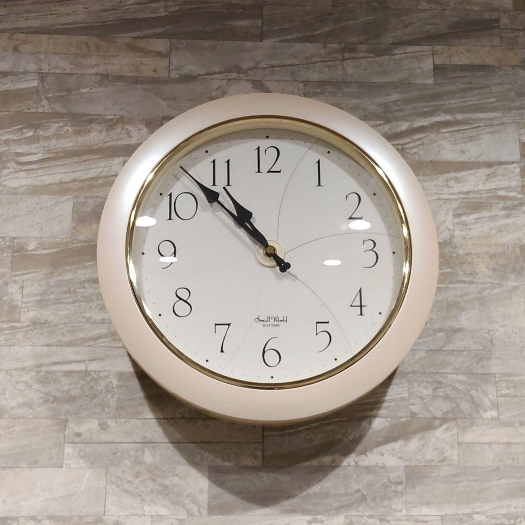 リズム時計 スモールワールド エクロール 【ジャンク品】 からくり時計 掛け時計