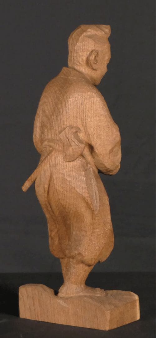 ★名品　【 木彫 養老孝子像 】 養老の滝 古今著聞集 宮彫り 山車彫刻