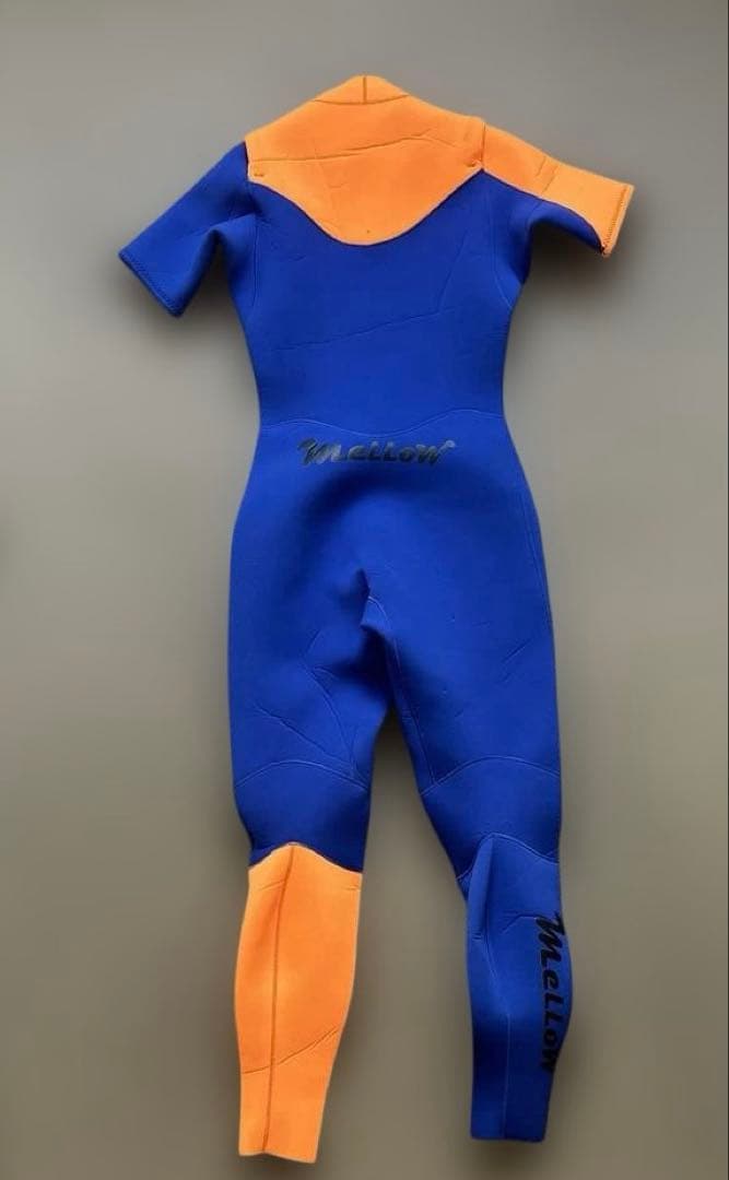 Mellow ウェットスーツ シーガル　青とオレンジ　レディースLーB