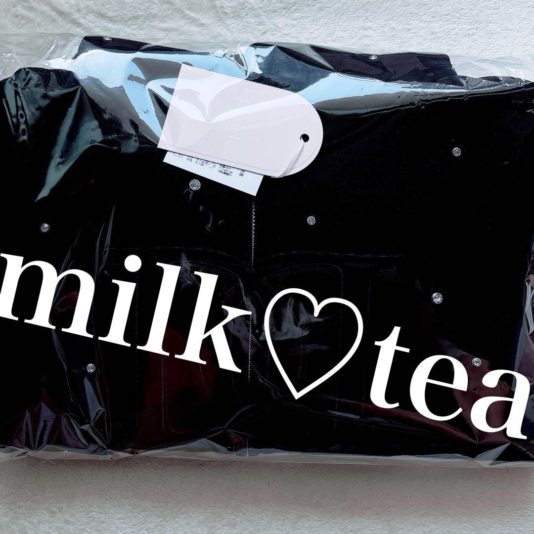 新品タグ付き ダーリッチ ブラック DDロゴビジュージップパーカー フリー F