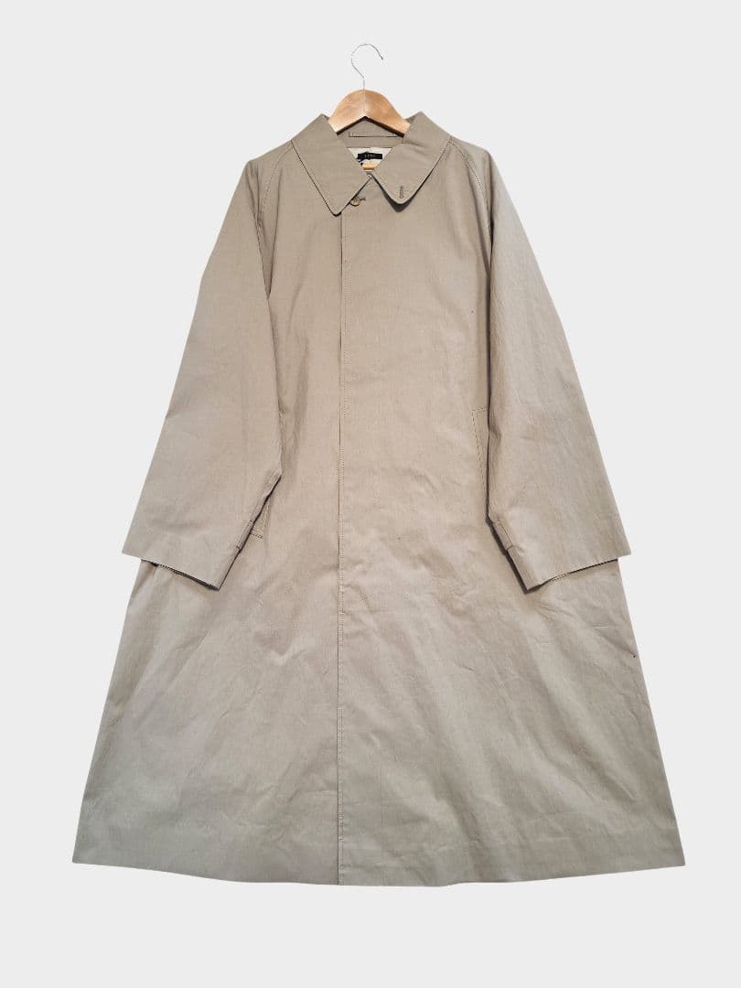 定価7万円　新品タグ付　LENO バルカラーコート　ステンカラーコート　日本製