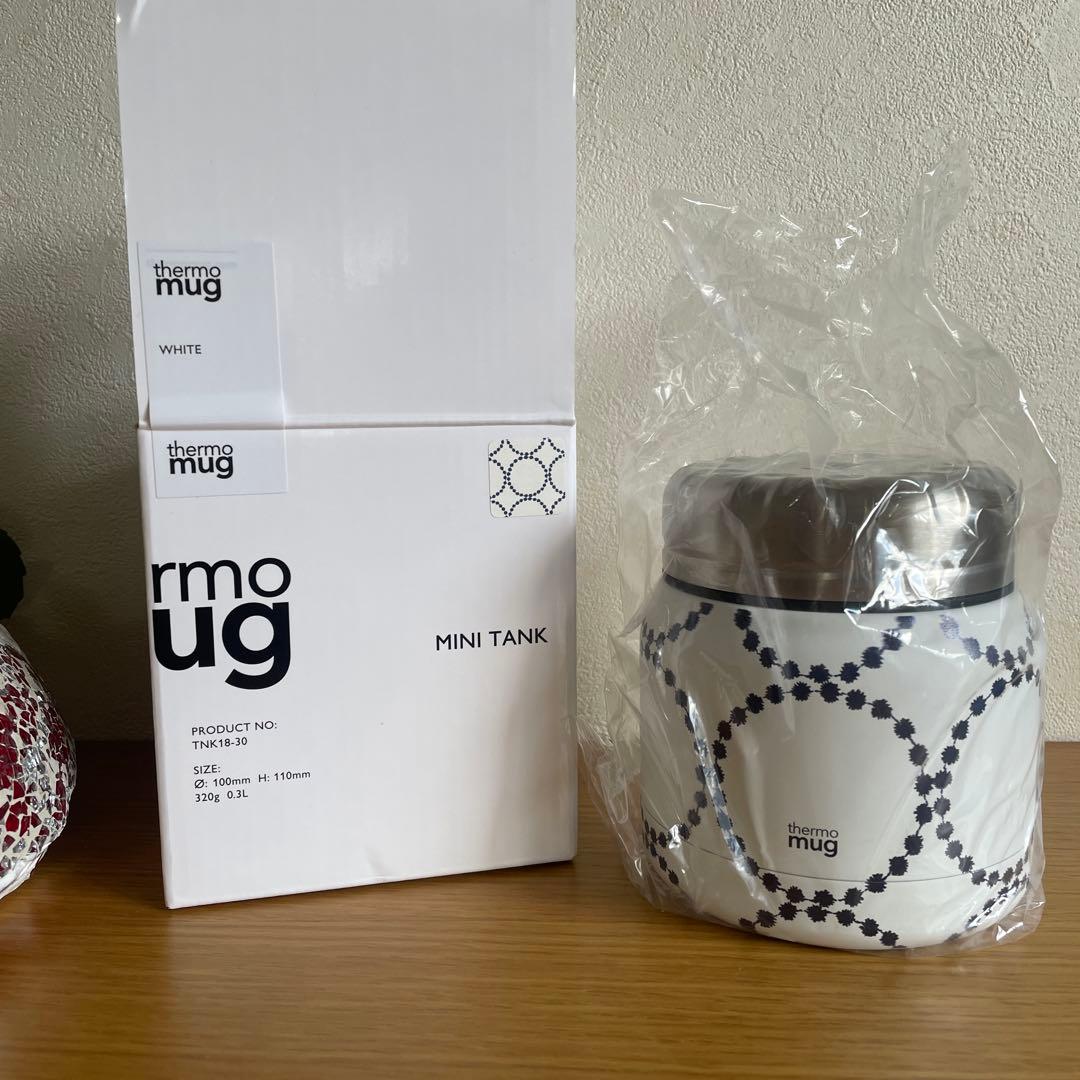ミナペルホネン サーモマグ　ミニ　タンク“tambourine” white
