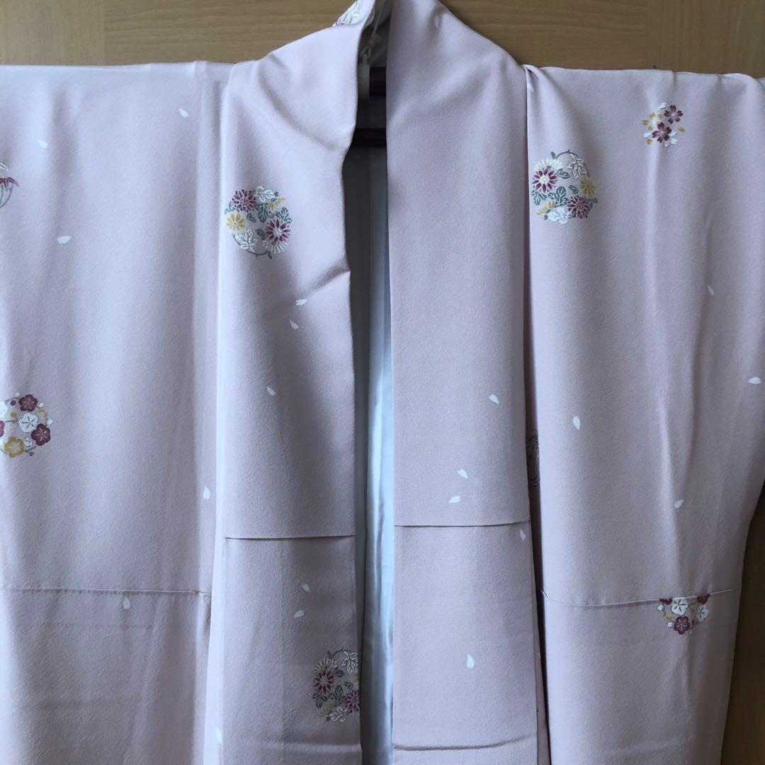 レディース　正絹小紋　１度だけ使用