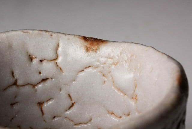 【佳香】玉置保夫 志野ぐい呑 共箱 共布