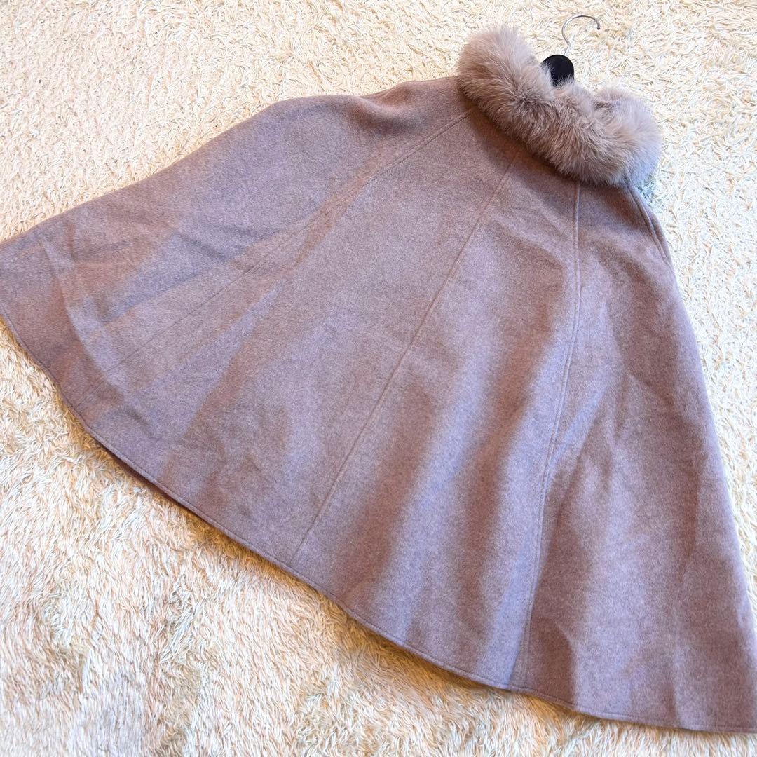 RUIRUE ケープ　ポンチョ　ルイルエブティック　ウール100%