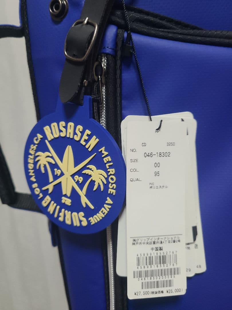 新品 ROSASEN ゴルフ キャディバッグ スタンド式 7型 4分割