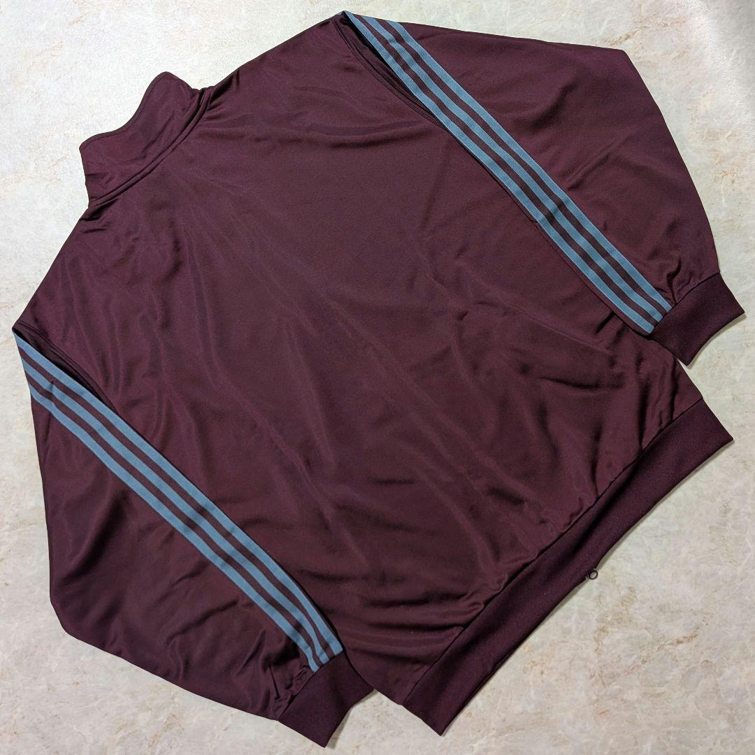 新品★廃盤品 アディダス ベッケンバウアートラックジャケット マルーン紫青 L