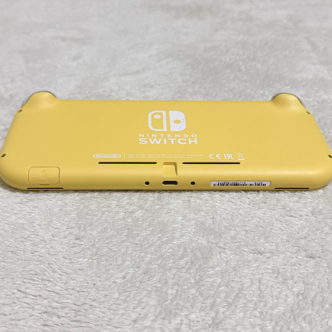 Nintendo Switch Lite イエロー 本体 ケース付 アダプター無