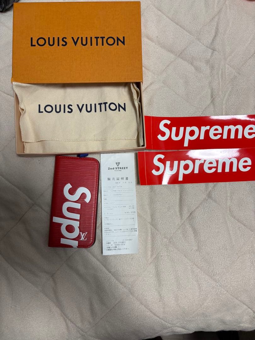 louis vuitton supreme iPhone アイフォン　ケース