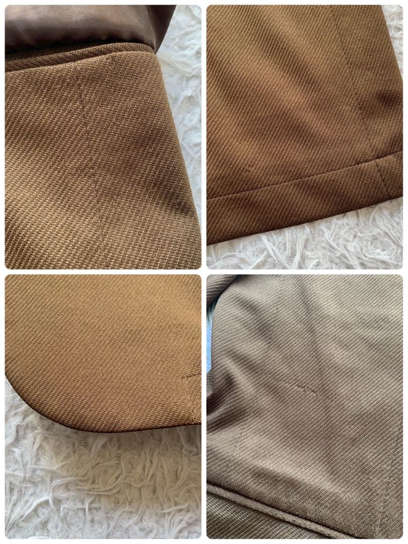 特大XLサイズ　ブラックレーベルクレストブリッジ　スーツ　セットアップ　ブラウン