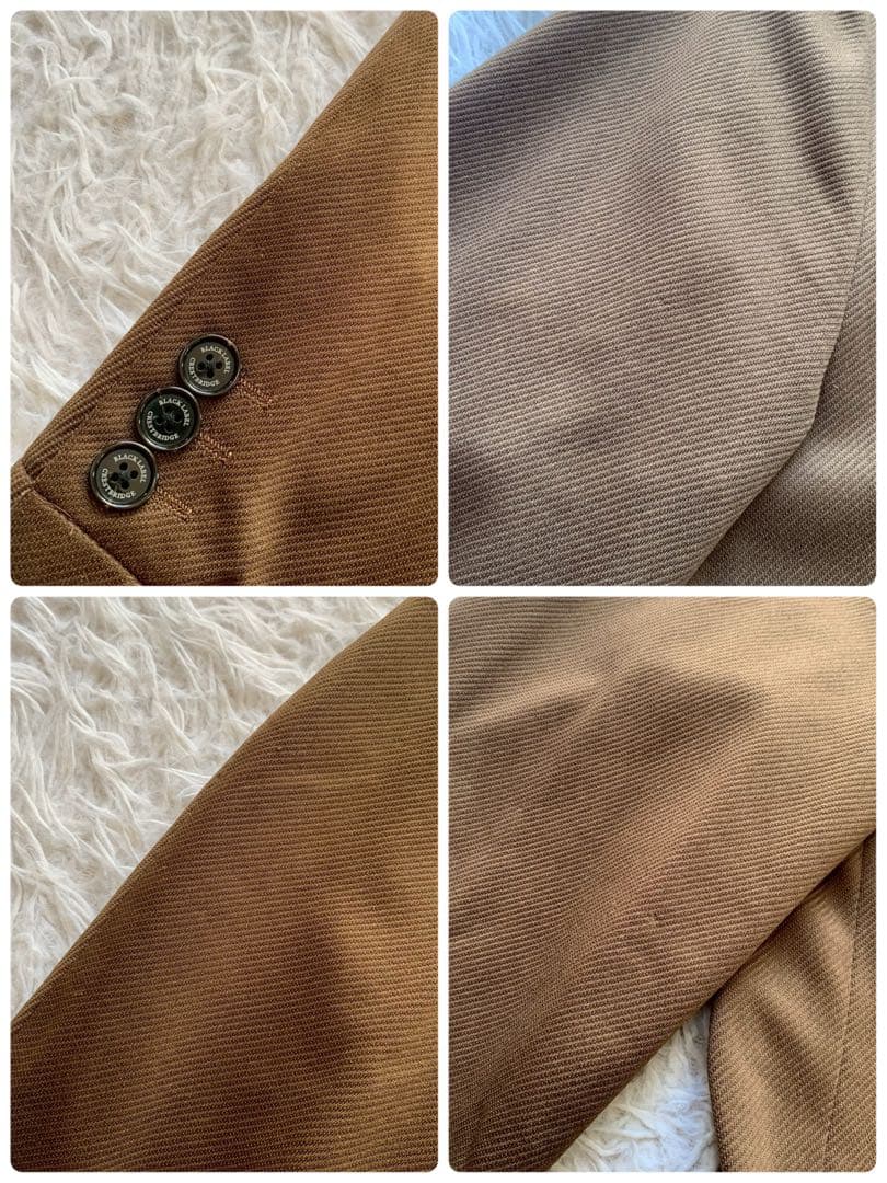 特大XLサイズ　ブラックレーベルクレストブリッジ　スーツ　セットアップ　ブラウン