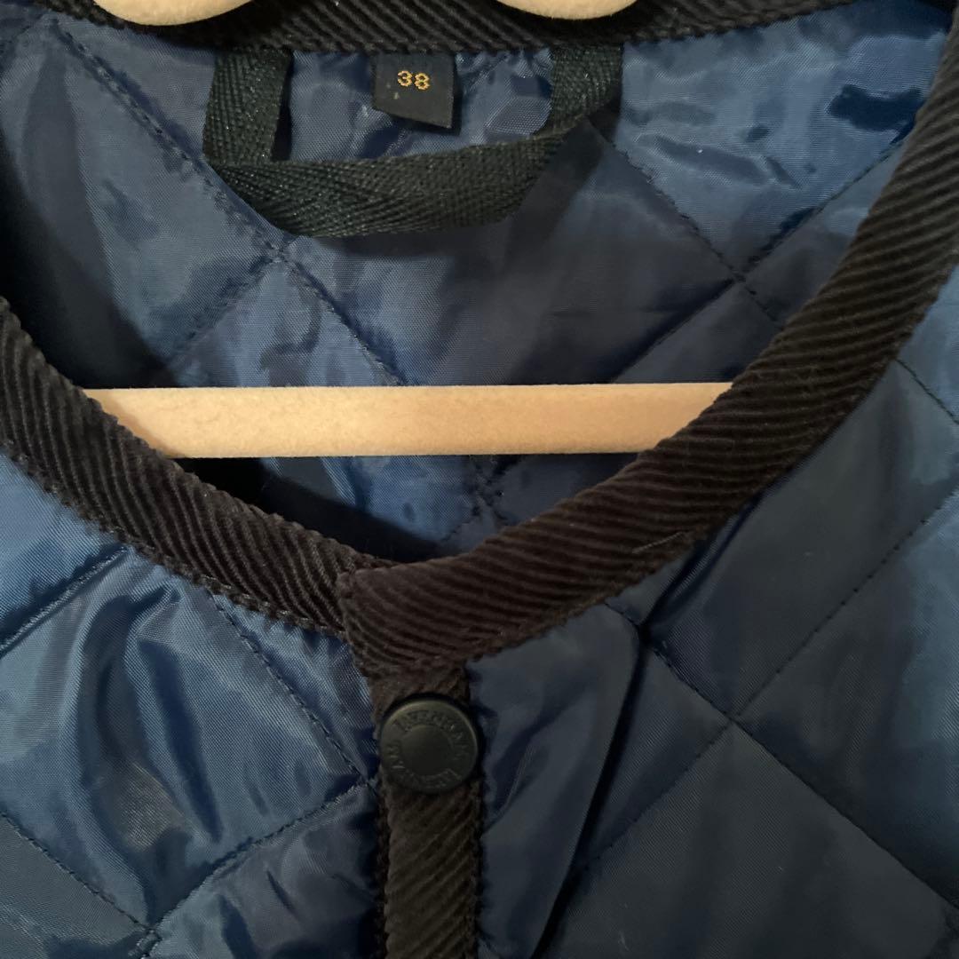 AVENHAM ネイビー キルティングベスト サイズ38 イギリス製