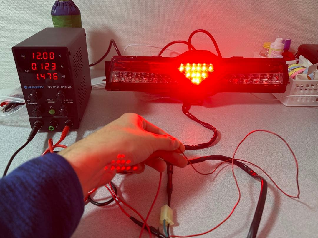 86/BRZ ZN6/ZC6 Valenti バックフォグ ハーフレッドクローム