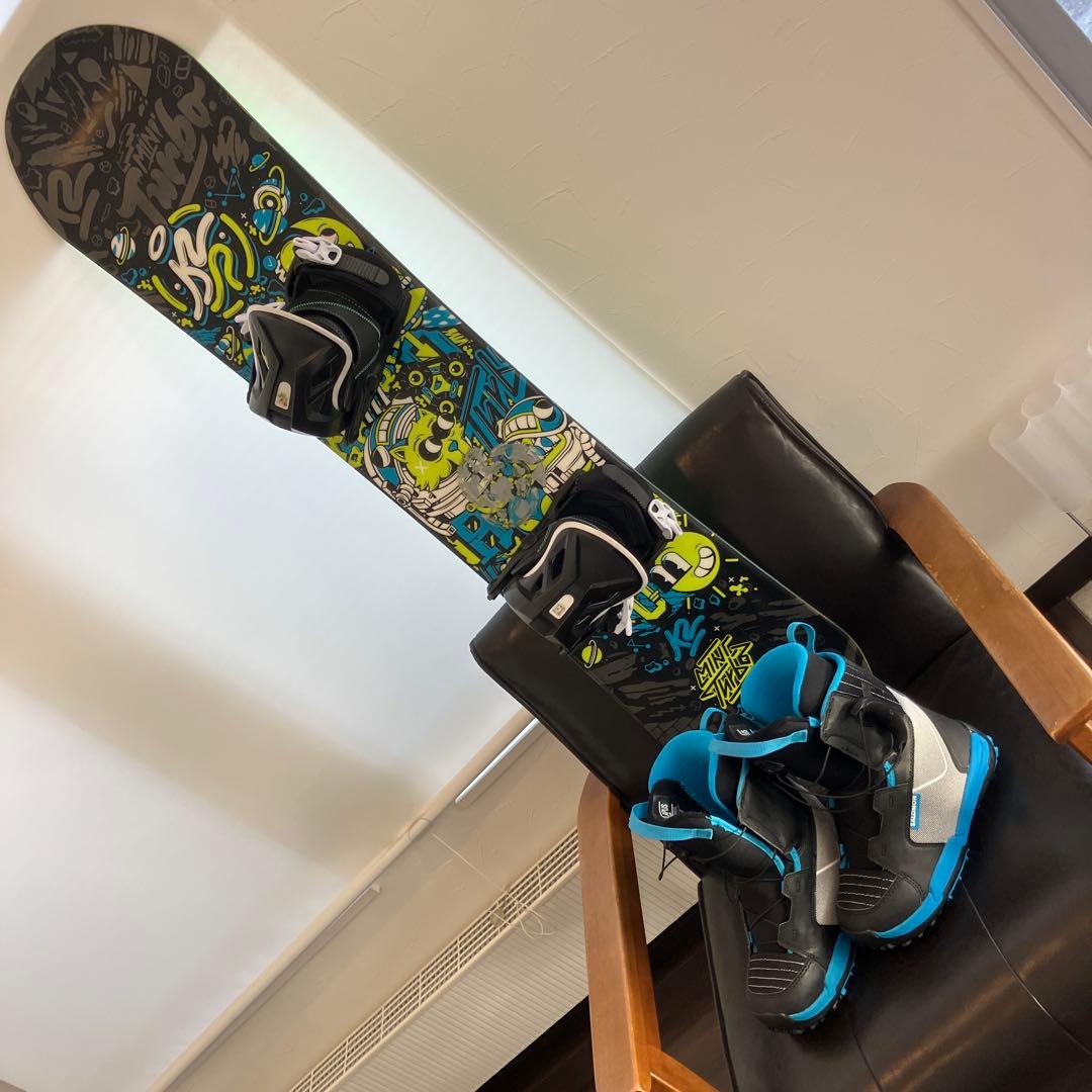 K2 SALOMON 子供用 スノーボード 130㎝ ブーツ 21