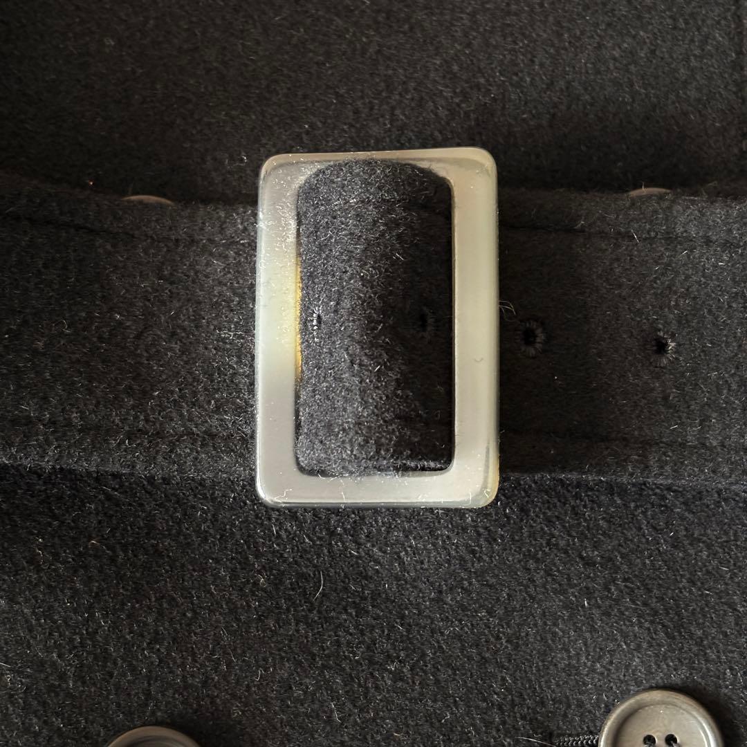 美品✨セオリー ベルテッドウールロングコート 2 ブラック アンゴラ Aライン