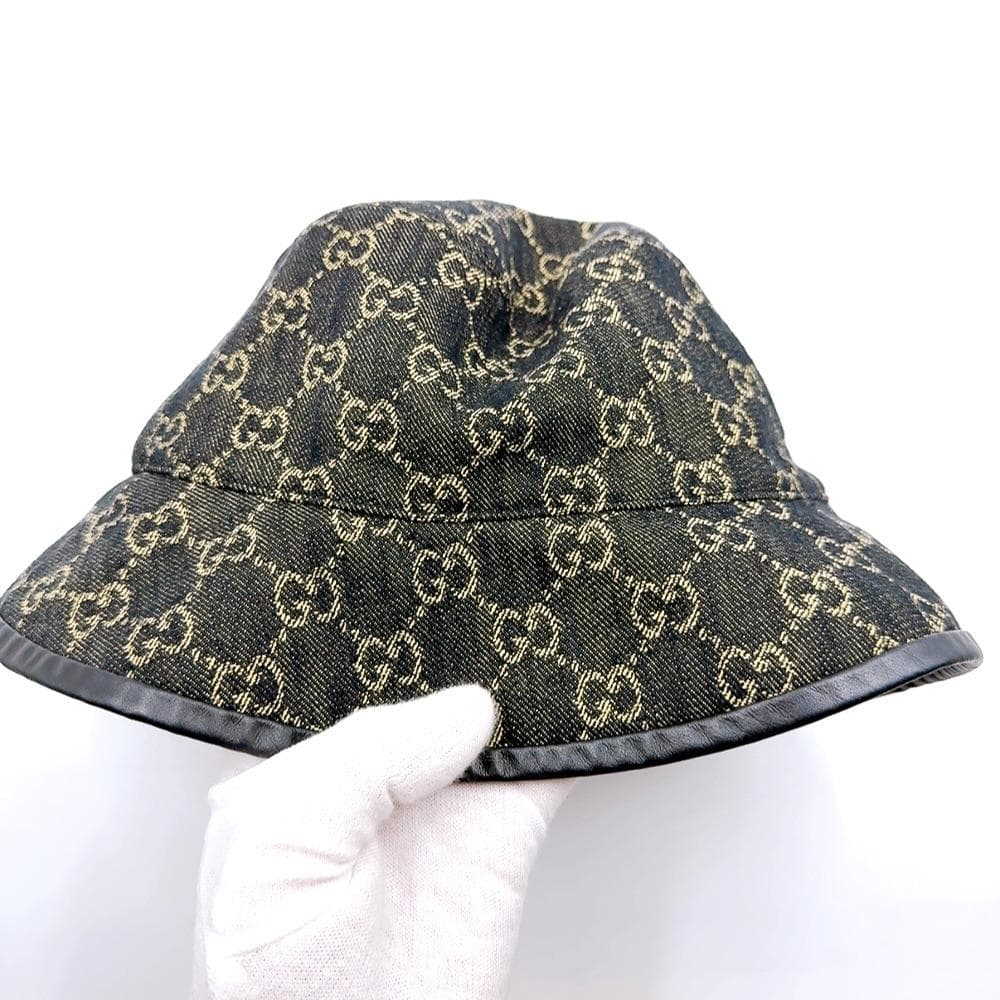 ◇グッチ◇576371/コットン/GGキャンバス/ハット/帽子/ブランド