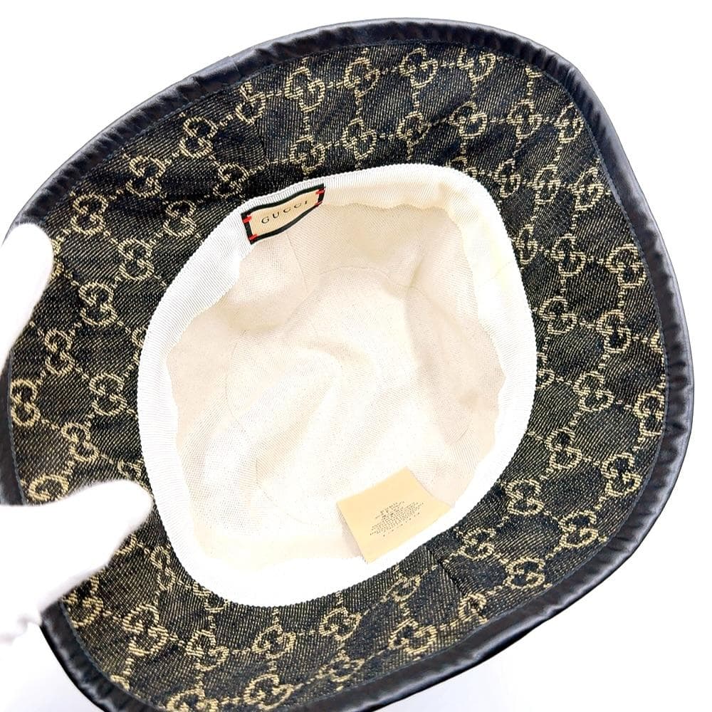 ◇グッチ◇576371/コットン/GGキャンバス/ハット/帽子/ブランド