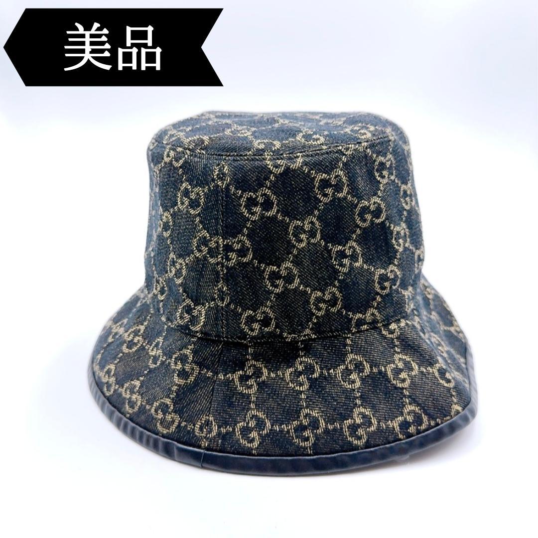 ◇グッチ◇576371/コットン/GGキャンバス/ハット/帽子/ブランド