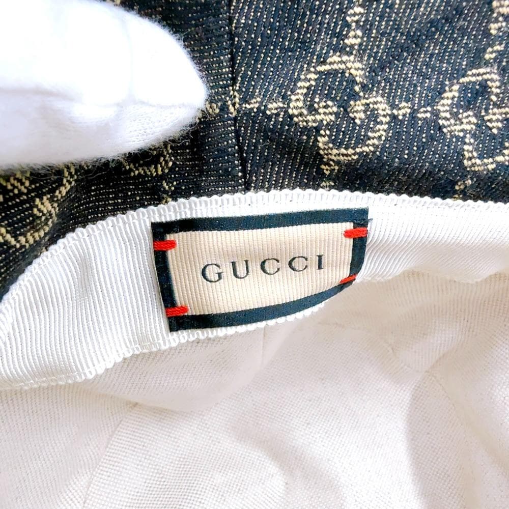 ◇グッチ◇576371/コットン/GGキャンバス/ハット/帽子/ブランド