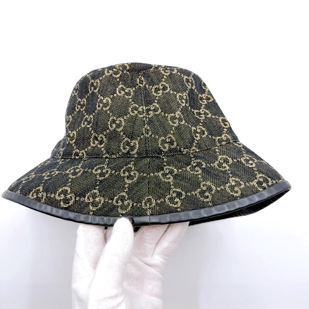 ◇グッチ◇576371/コットン/GGキャンバス/ハット/帽子/ブランド