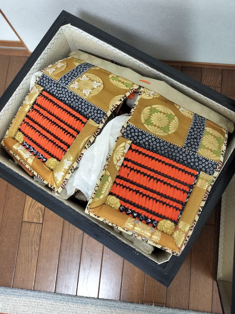 高さ103㎝ 市川光玉作【古代赤糸縅之大鎧18号】一式