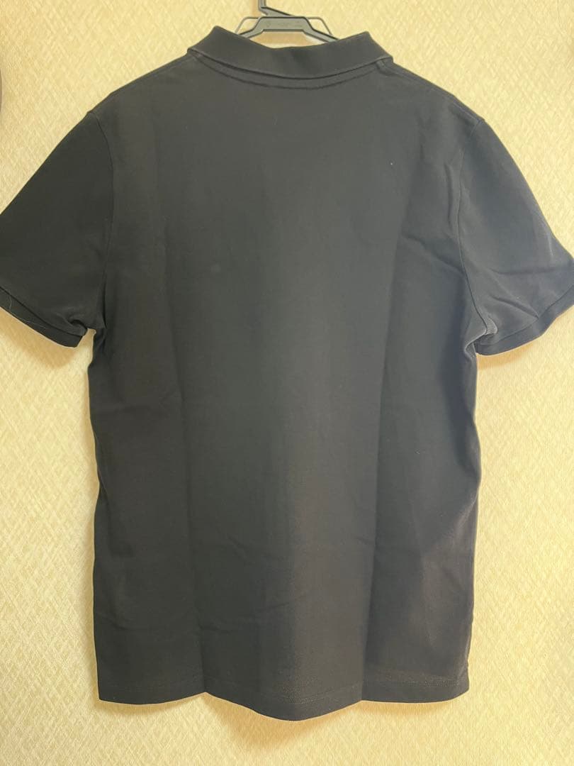 【ニック】MONCLER ブラック ポロシャツ