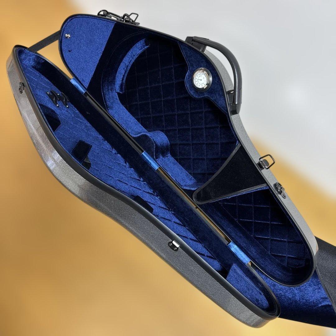 美品　PlayTech バイオリンケース 4/4サイズ　湿度計付