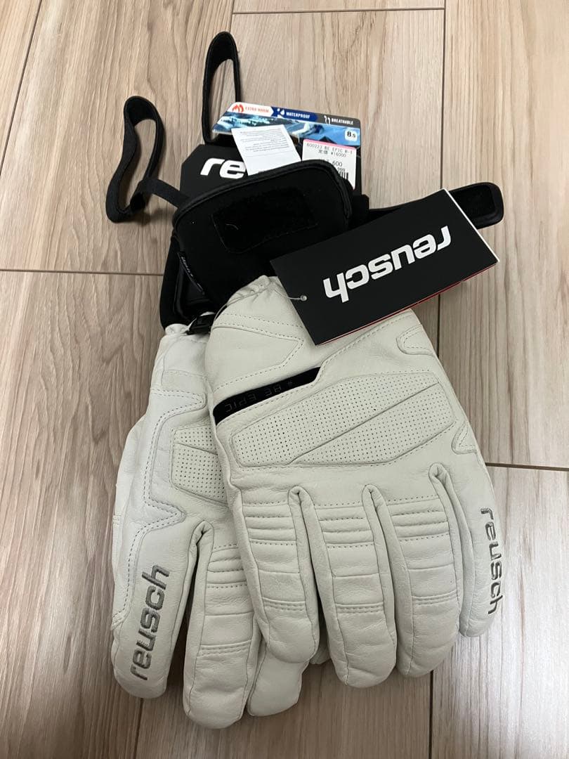 reusch スキーグローブ ホワイト