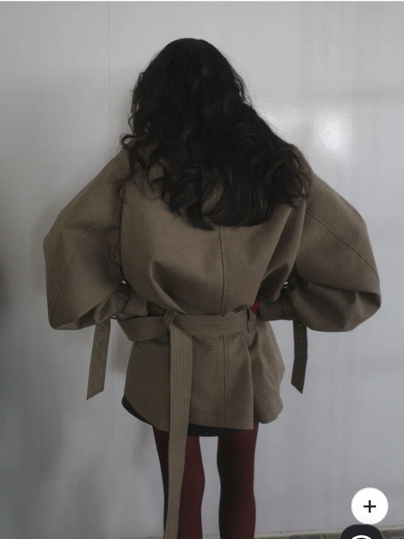 【amerivintage］DADDY MIDI TRENCH COAT S