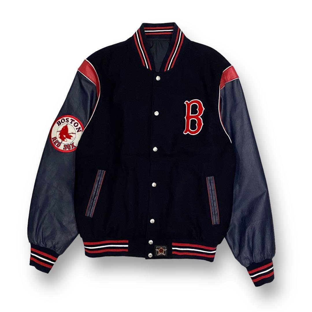 ジェフハミルトン　リバーシブルアワードジャケット　レッドソックス　MLB