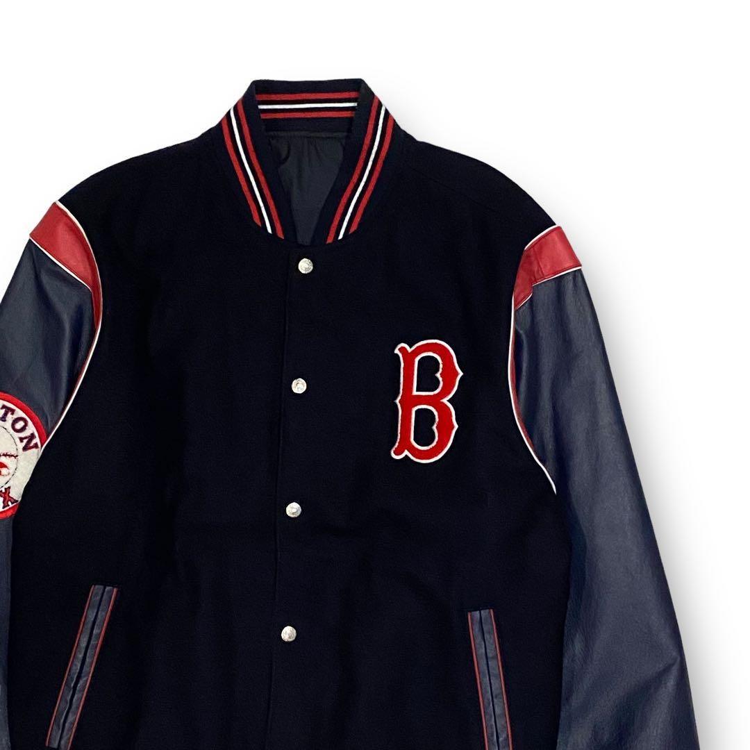 ジェフハミルトン　リバーシブルアワードジャケット　レッドソックス　MLB