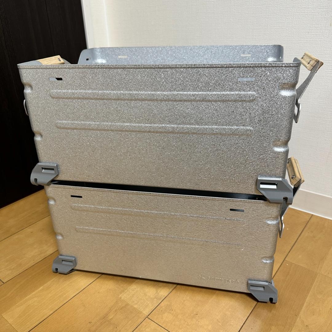  peak スノーピーク シェルフコンテナ 25 2個セット