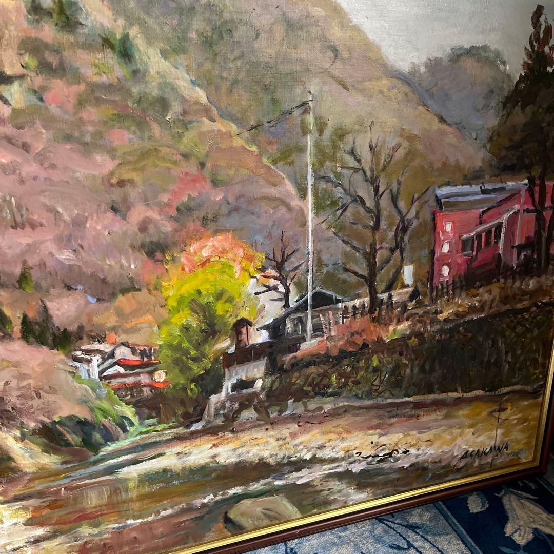 【更に値下げしました】油絵画F30