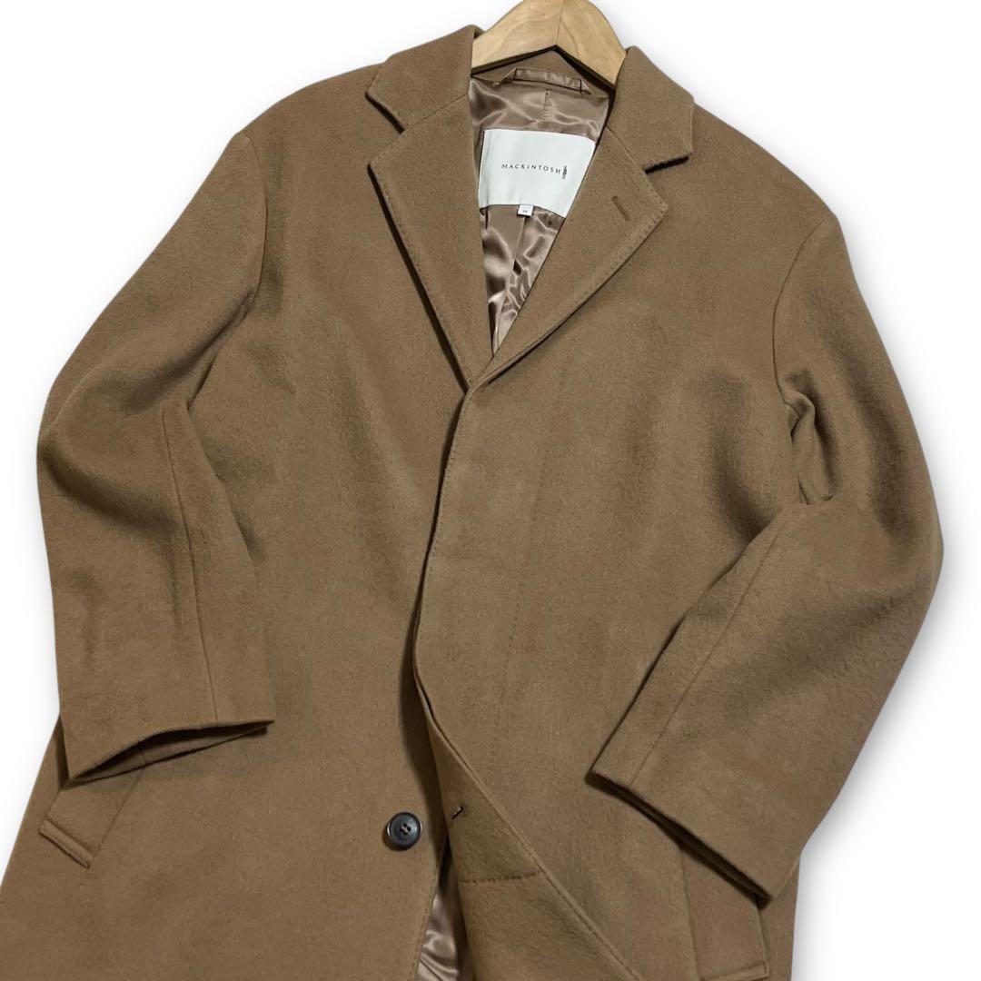 美品 Mackintosh マッキントッシュ ウールメルトン チェスターコート