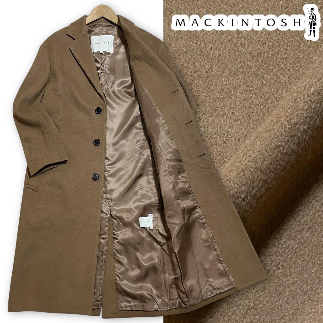 美品 Mackintosh マッキントッシュ ウールメルトン チェスターコート