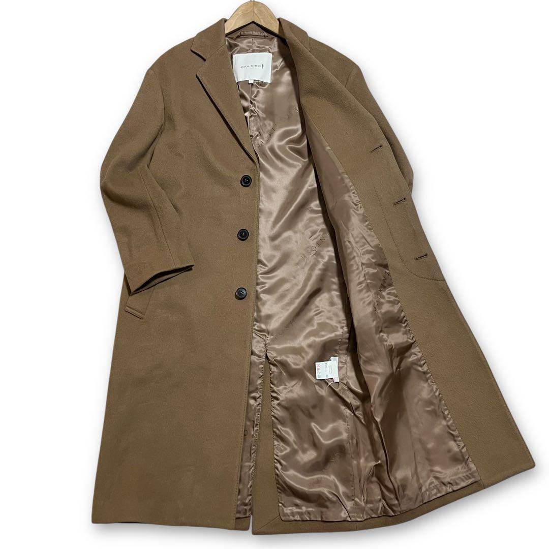 美品 Mackintosh マッキントッシュ ウールメルトン チェスターコート