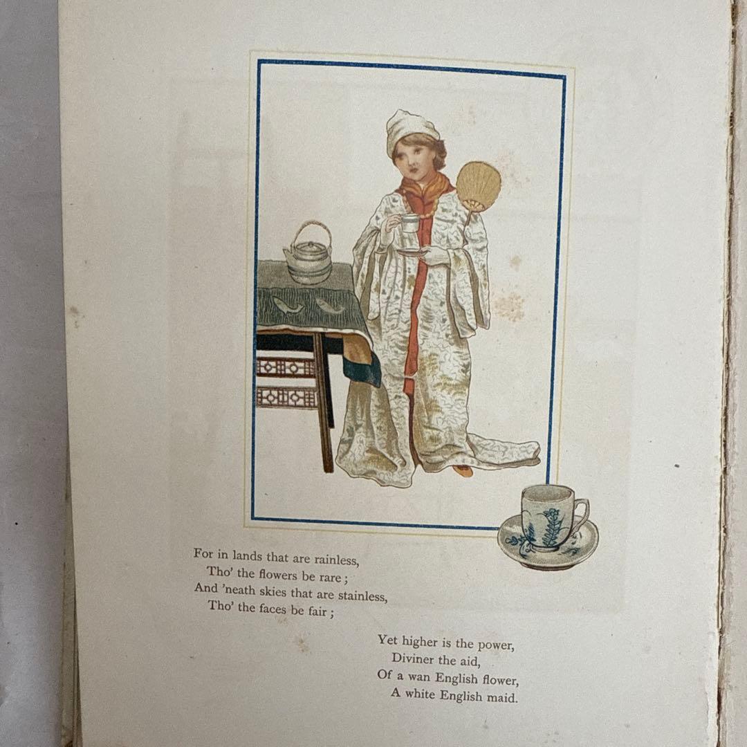 1888年アンティーク美しい挿絵の絵本ビクトリアン 洋書ジャンクジャーナル古書