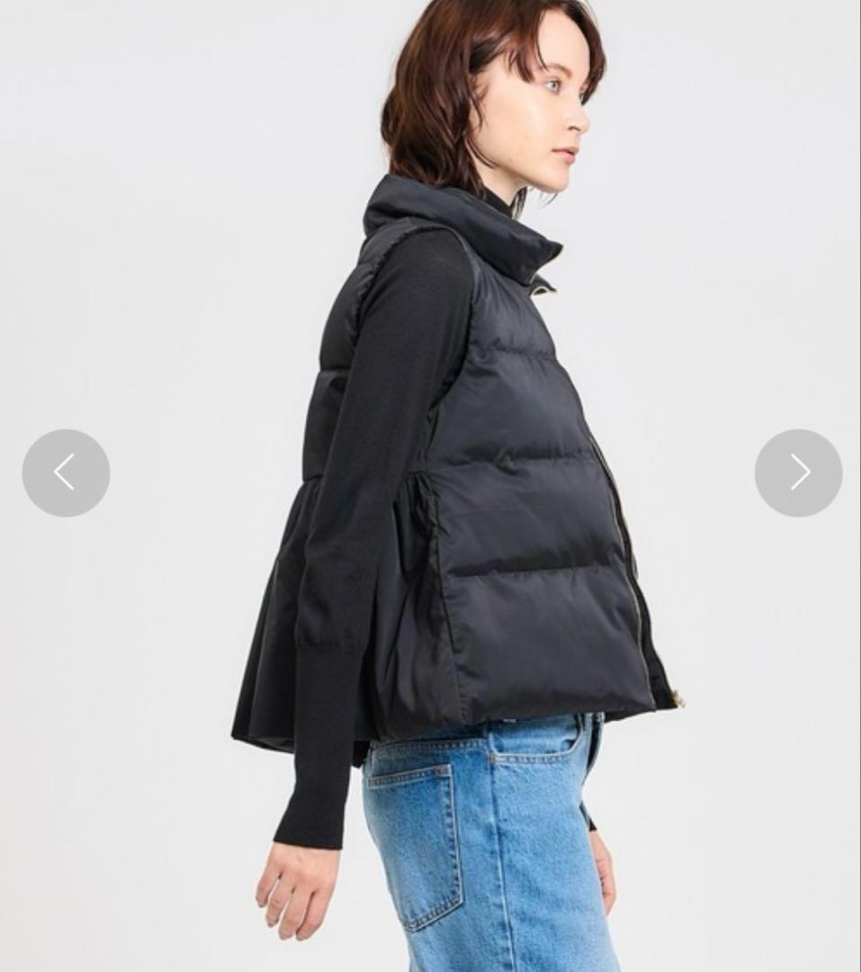 エストネーション　フリルダウンベスト PaDD ペプラム