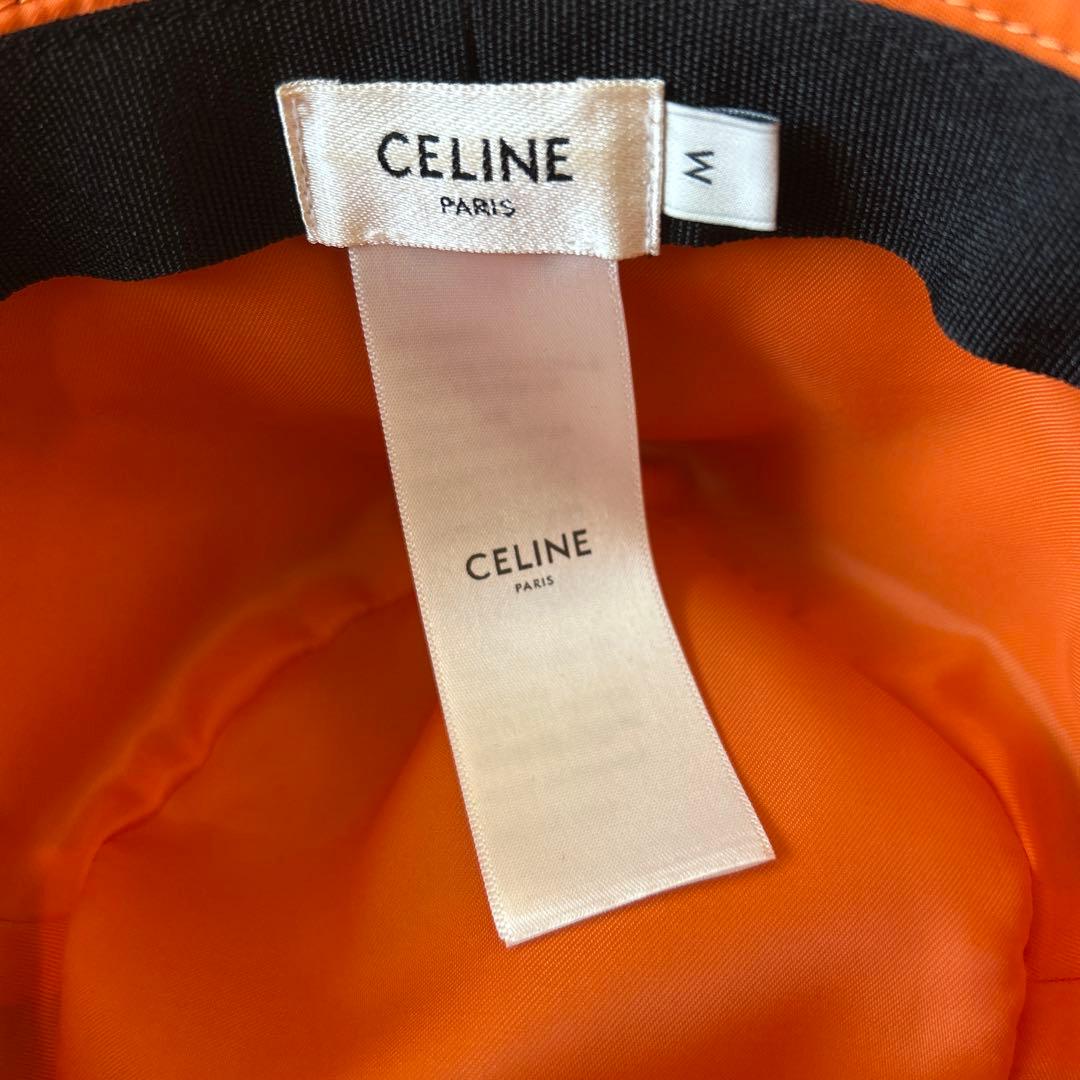 秋冬　極美品CELINE セリーヌ　キィルティング　パットハット　M