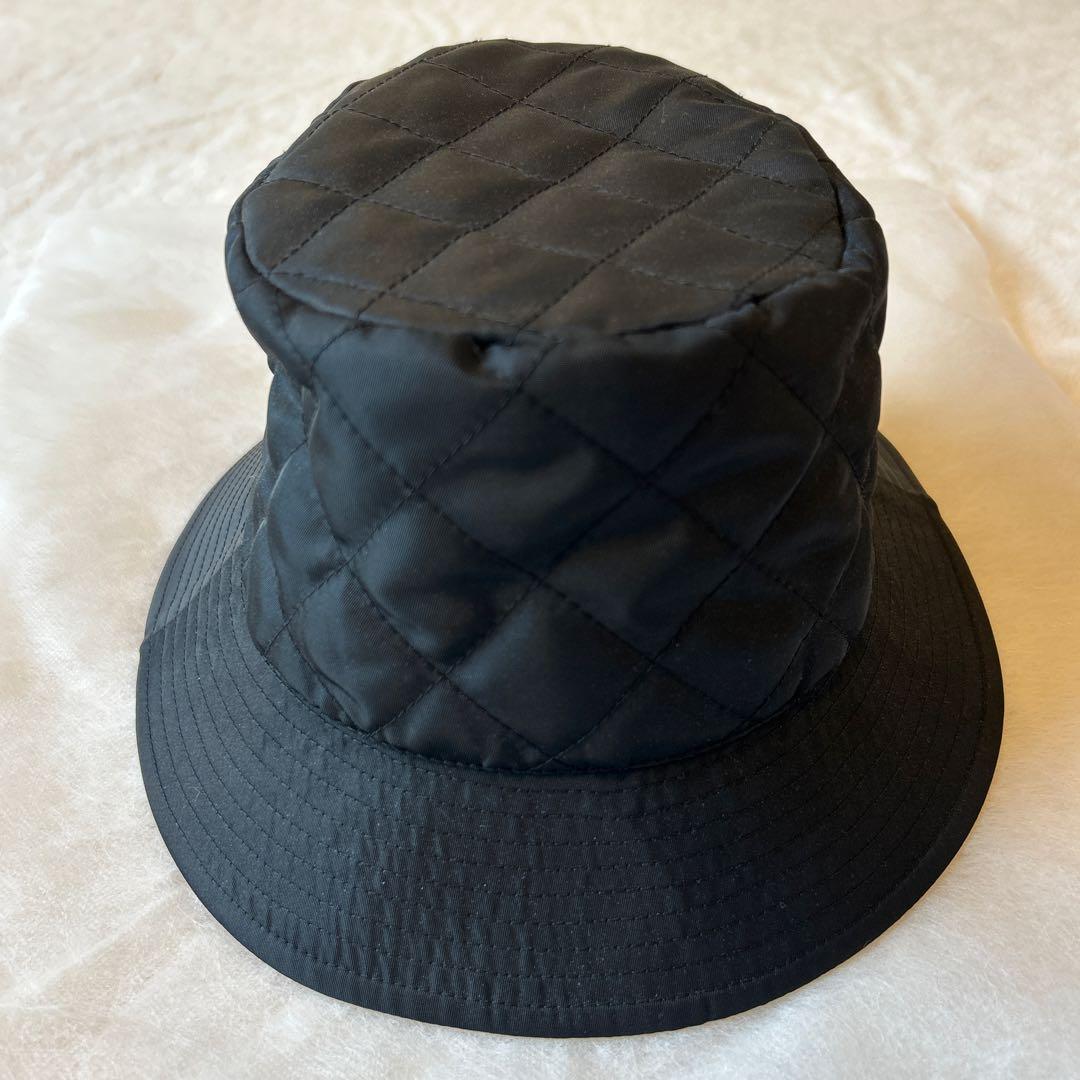 秋冬　極美品CELINE セリーヌ　キィルティング　パットハット　M