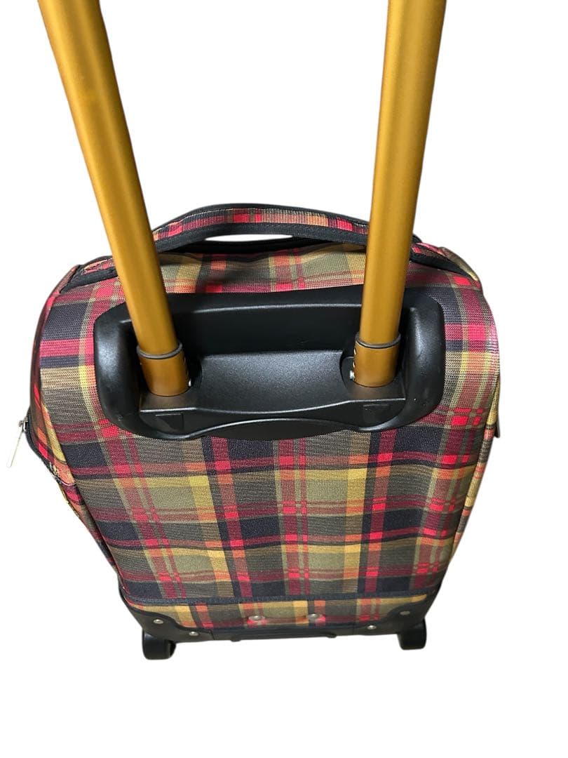 BURTON バートン キャリーバッグ チェック柄 マルチカラー 静音 デザイン